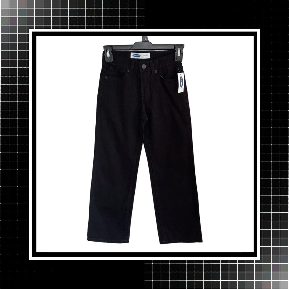 Old Navy Straight Leg Black Jeans